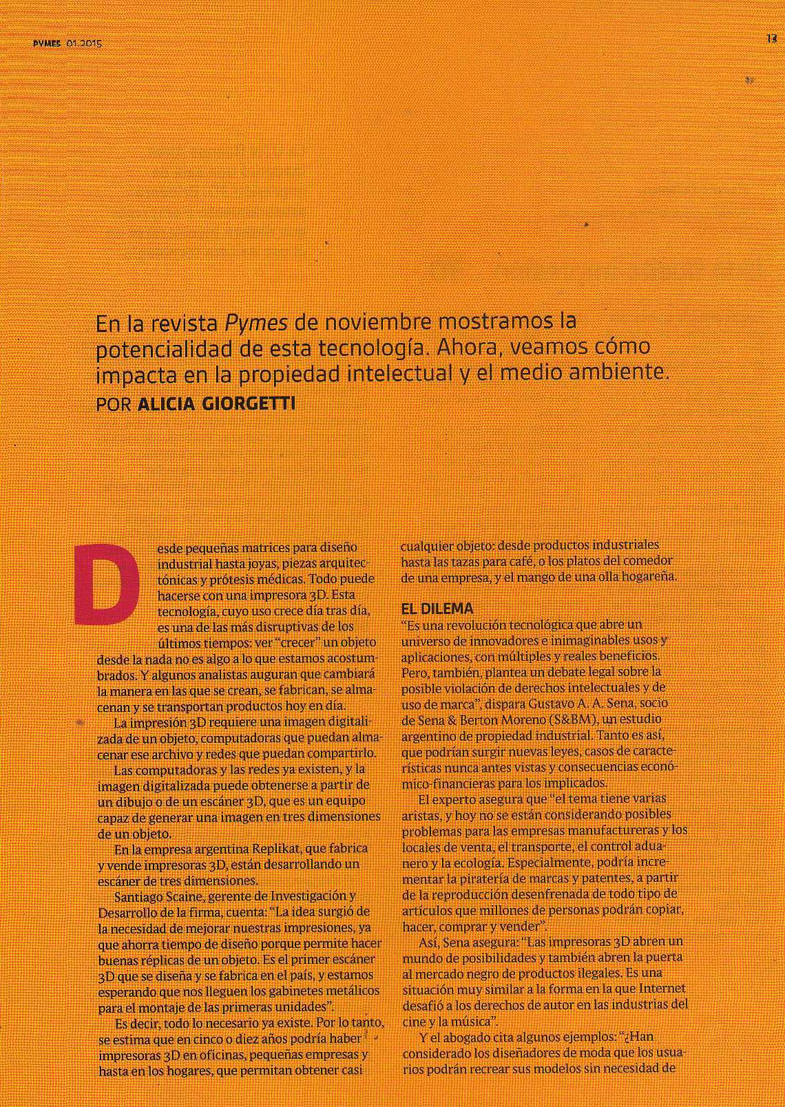 PYME - La marca registrada en la impresion 3D